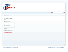 Tablet Screenshot of portal.i9sports.com